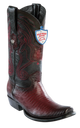 Wild West Botas de Armadillo Horma Dubai Toe Faded Burgundy
