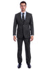 Men's Two Button Modern Fit Linen Look Summer Suit in Dark Grey 2   - from alligatorwarehouse.com
