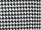 Black Houndstooth Hybrid Fit Double Breasted Jacket