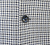Blue Houndstooth Hybrid Fit Double Breasted Jacket 2   - from alligatorwarehouse.com