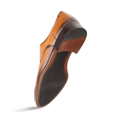 Fratello Split-toe Deer Laceup Cognac By Mezlan Made In Spain Brand 5   - from alligatorwarehouse.com