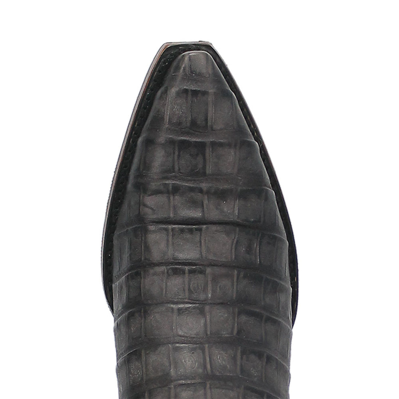 Dingo Black Gator Print Snip Toe Cowboy Boot 5 DI128_6_D  - from alligatorwarehouse.com