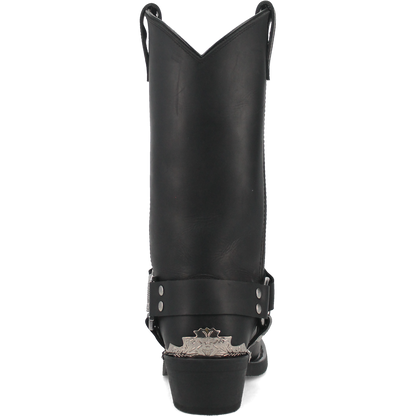 Chopper Leather Harness Biker Boot