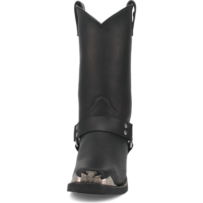 Chopper Leather Harness Biker Boot