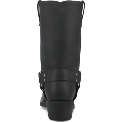 Dingo Black Oil Resistant Leather Mens Biker Boot