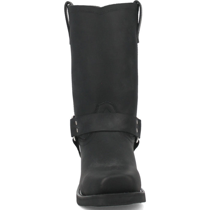Dingo Black Oil Resistant Leather Mens Biker Boot