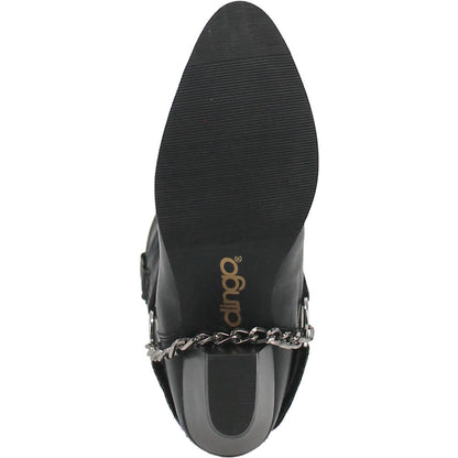 Dingo Olivia Black Pigskin Women Leather Boots