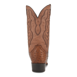 Dan Post Tempe Ostrich Boot - Full Quill Luxury Western