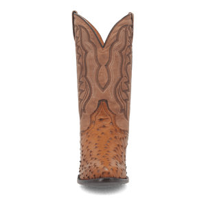 Dan Post Tempe Ostrich Boot - Full Quill Luxury Western