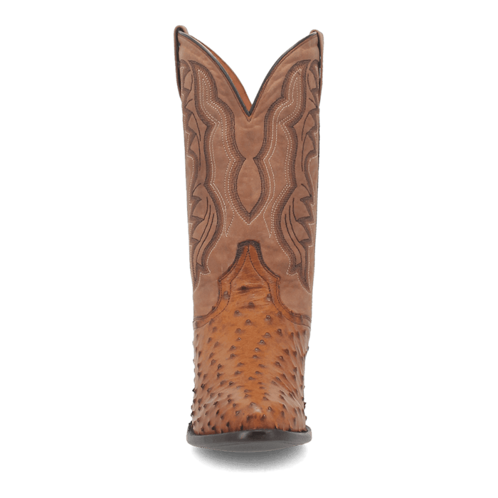 Dan Post Tempe Ostrich Boot - Full Quill Luxury Western