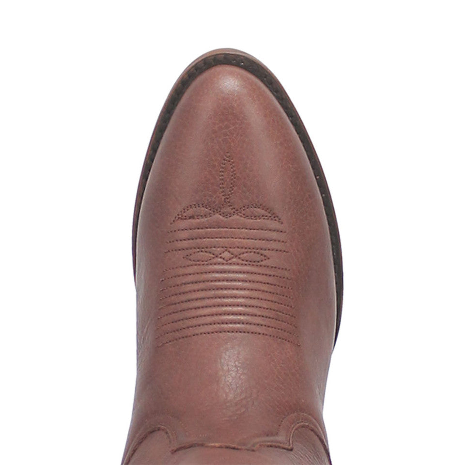 Dan Post Men's Medium Toe Western Pike Brown Boots 4 DP2486_8.5_D  - from alligatorwarehouse.com