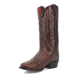 Dan Post Pershing Full Quill Ostrich Boot
