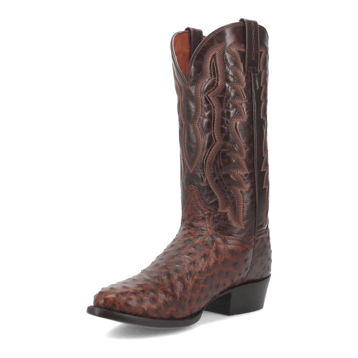 Dan Post Pershing Full Quill Ostrich Boot