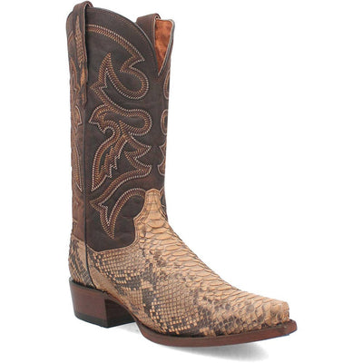 Dan Post Men's Snip Toe Western Exotic Python Skin Boots 1 DP3058_8_D  - from alligatorwarehouse.com