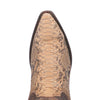 Dan Post Men's Snip Toe Western Exotic Python Skin Boots 4 DP3058_8_D  - from alligatorwarehouse.com