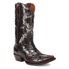 Dan Post Men's Emilio Western Black Outlay Snip Toe Boots