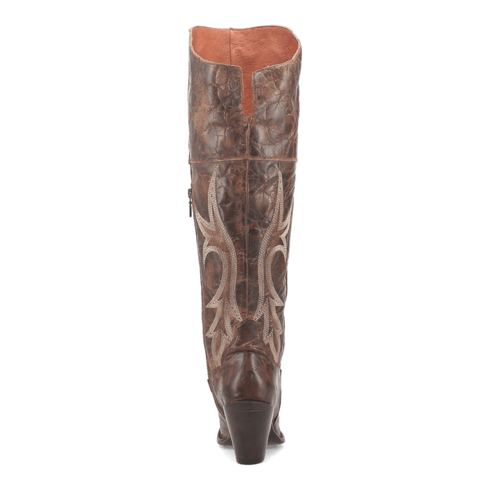 Dan Post Jilted Leather Boot - Premium Brown Boots