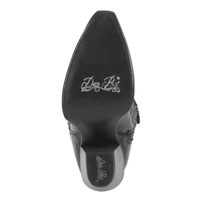 Dan Post Women's Jilted Snip Toe Leather Tall Boots - Black 9 DP3789_6_M  - from alligatorwarehouse.com