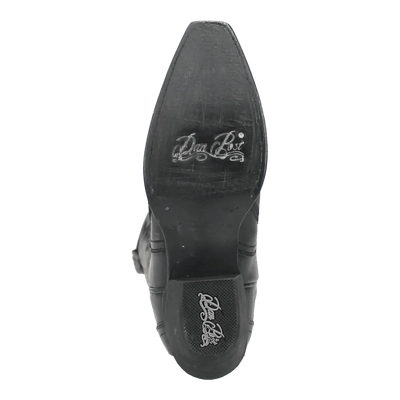 Dan Post Women's Hallie Snip Toe Leather Tall Boots - Black 9 DP4027_6_M  - from alligatorwarehouse.com