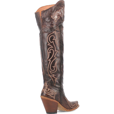 Dan Post Women's Kommotion Chocolate Leather Boots 2 DP4342_7_M  - from alligatorwarehouse.com