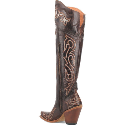 Dan Post Women's Kommotion Chocolate Leather Boots 3 DP4342_7_M  - from alligatorwarehouse.com