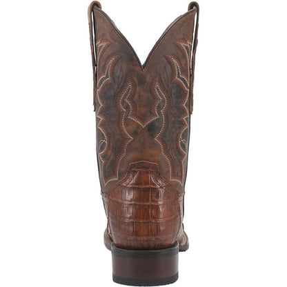 Dan Post Cowboy Certified Kingsly Caiman Square Toe Apache/Chocolate Boot