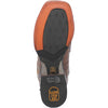 Dan Post Cowboy Certified Kingsly Caiman Square Toe Apache/Chocolate Boot 5 DP4807_8_D  - from alligatorwarehouse.com