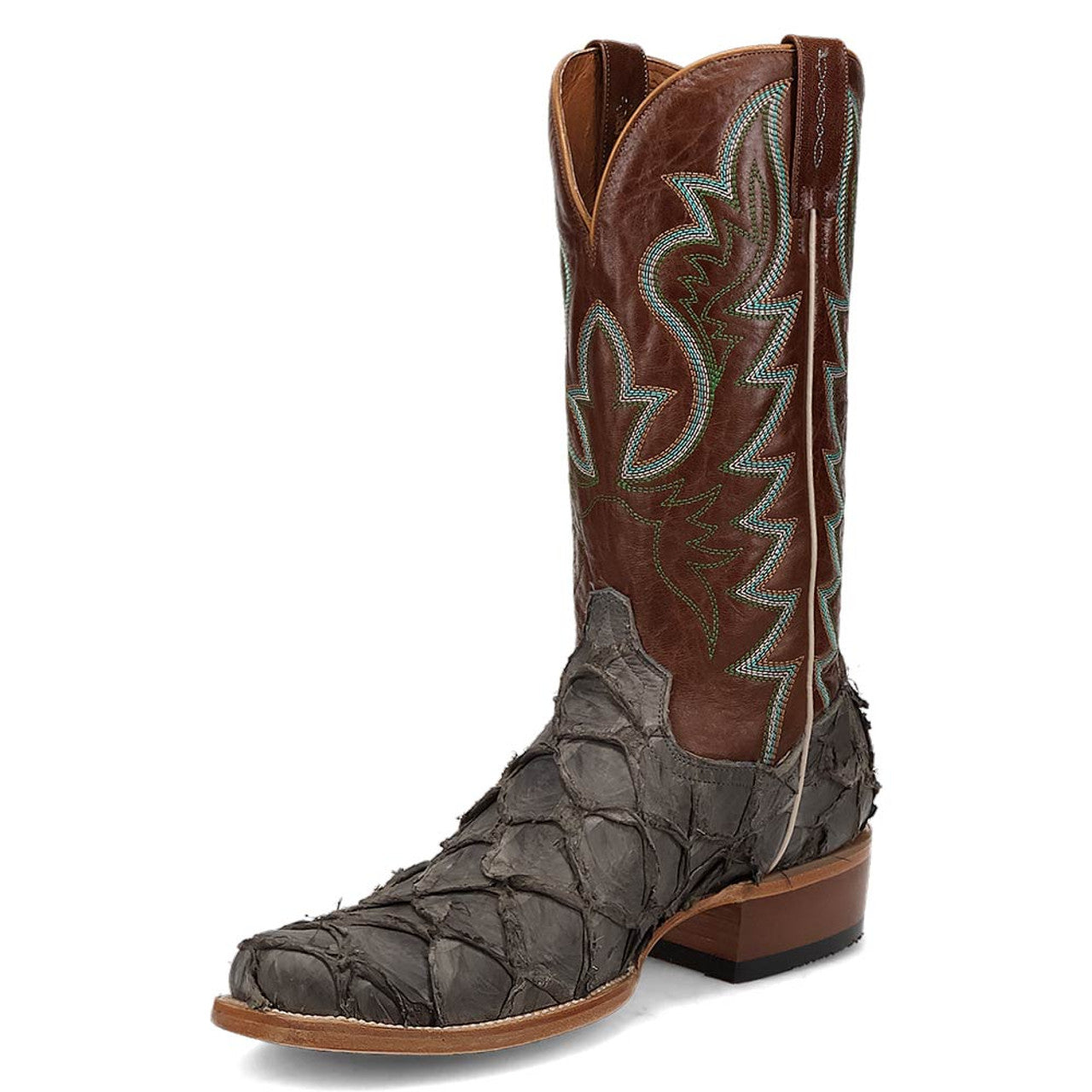 Dan Post Men's Riggs Pirarucu Skin Cutter Style Toe 13
