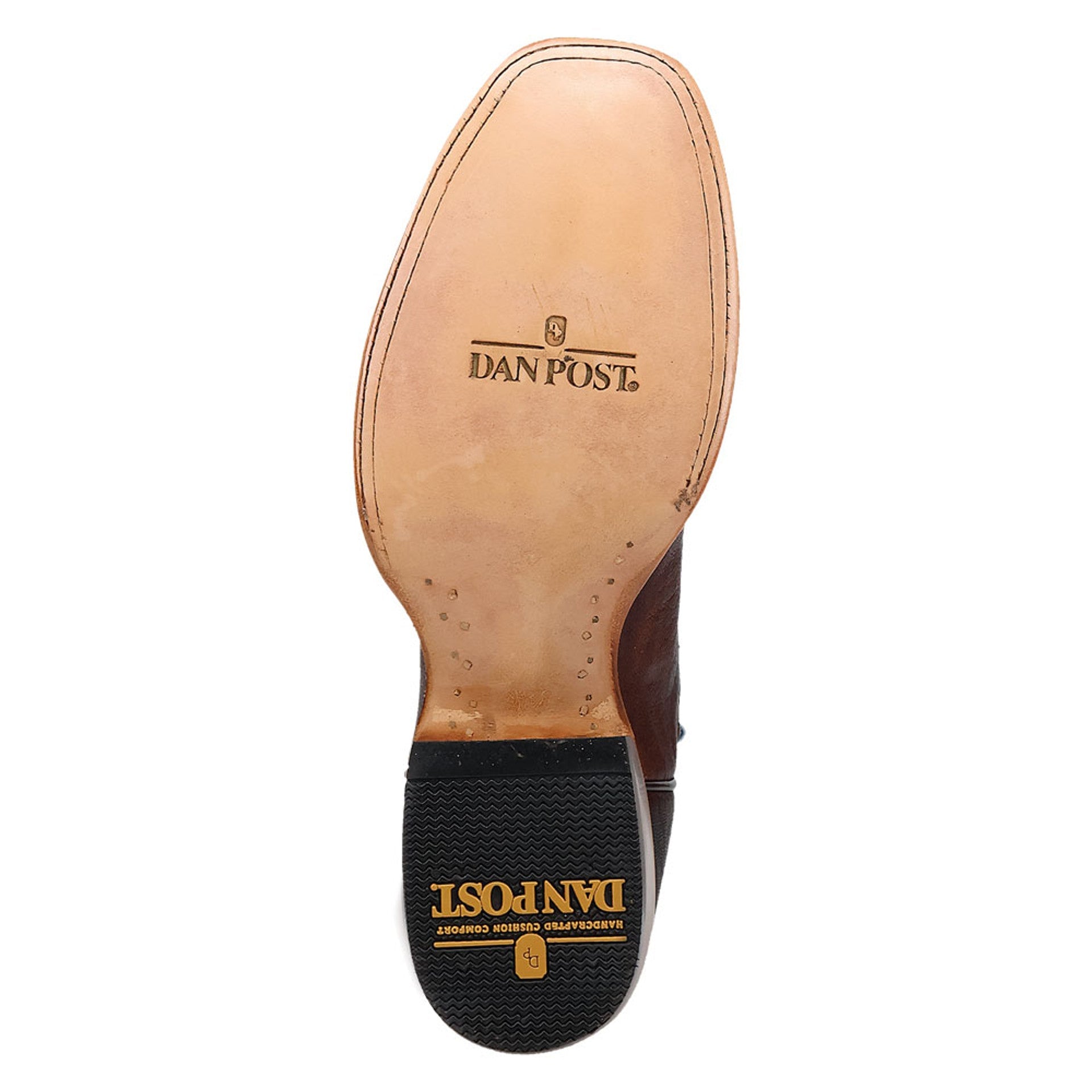 Dan Post Men's Boerne Western Cognac Leather Boots 4 DP5026_8_D  - from alligatorwarehouse.com