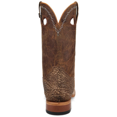 Dan Post Murray Men's Brown Bison Leather Square Toe Rugged Western Cowboy Boots 4 DP5036_8_D  - from alligatorwarehouse.com
