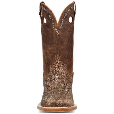 Dan Post Murray Men's Brown Bison Leather Square Toe Rugged Western Cowboy Boots 3 DP5036_8_D  - from alligatorwarehouse.com