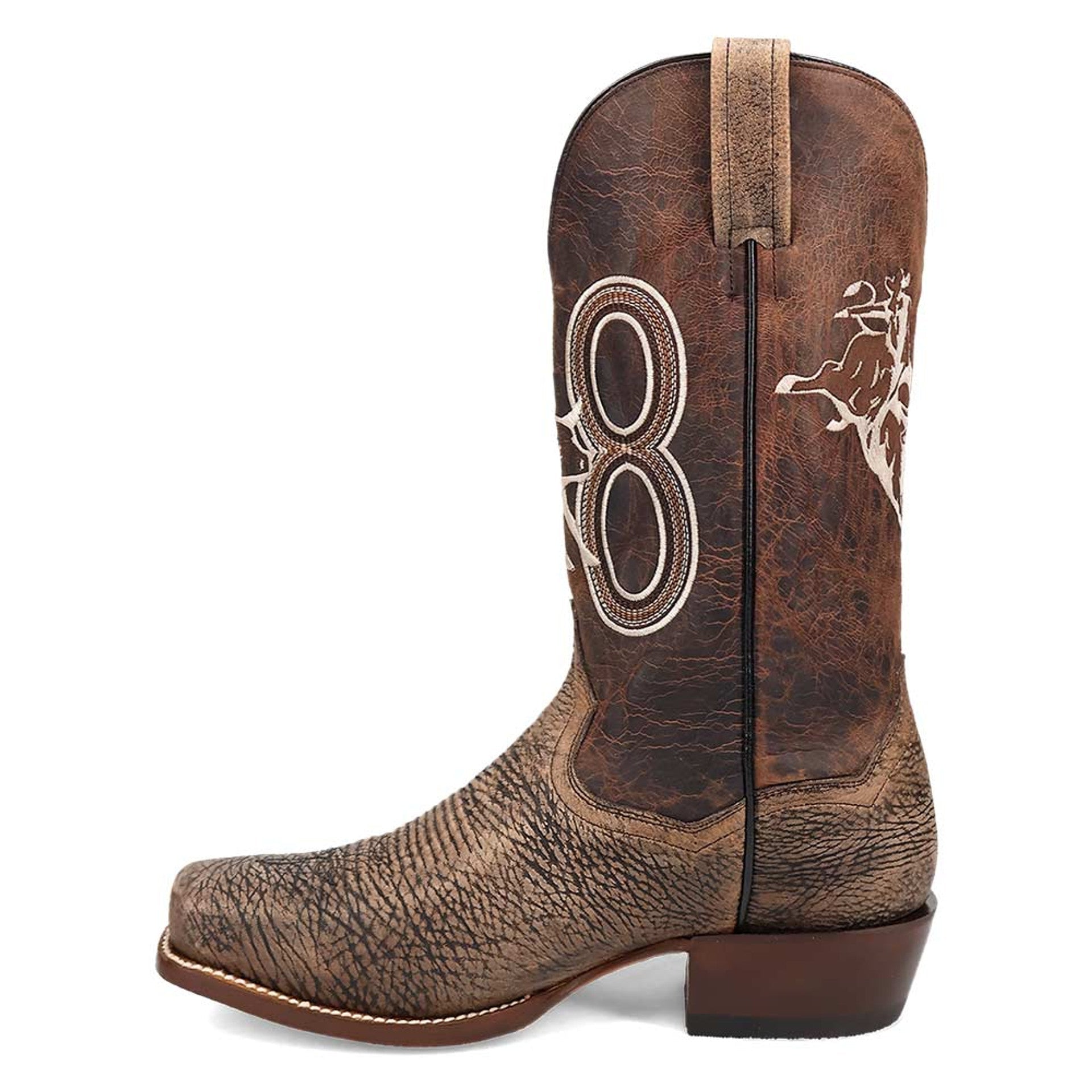 Dan Post The Dirt Show Bison Leather Cowboy Boots 6 DP5037_8_D  - from alligatorwarehouse.com