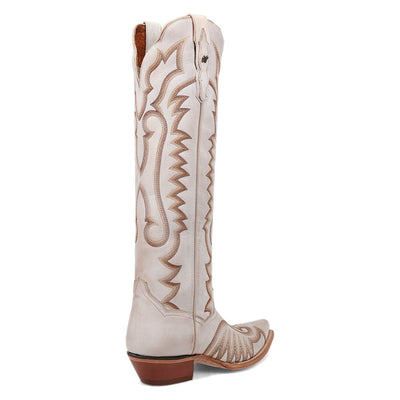 Dan Post Women's Western White Josie Tall Snip Toe Boots 3 DP5107_7_M  - from alligatorwarehouse.com