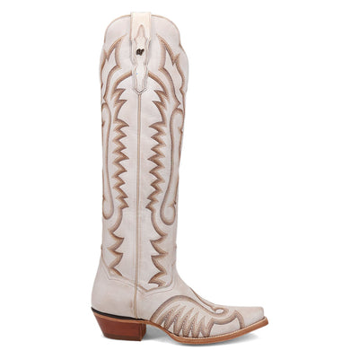 Dan Post Women's Western White Josie Tall Snip Toe Boots 1 DP5107_7_M  - from alligatorwarehouse.com