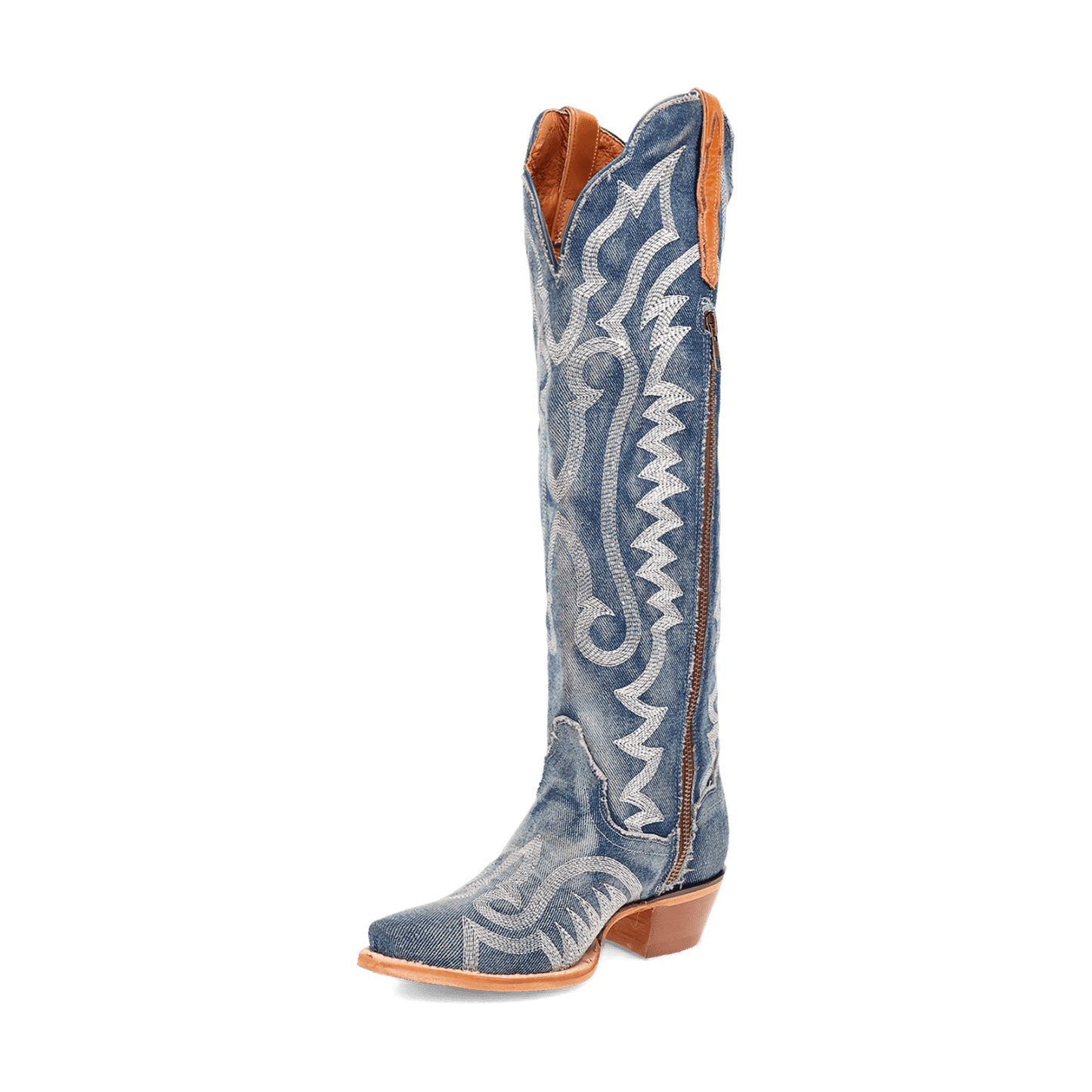 Dan Post Denim Darlin' Boot - Premium Blue Leather Western Boot