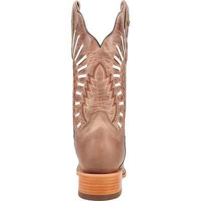 Dan Post Lacey Women’s Tan Leather Square Square Toe Western Cowboy Boot 4 DP5169_6_M  - from alligatorwarehouse.com