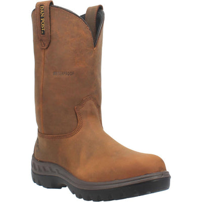 Dan Post Cummins Waterproof Tan Round Toe Leather Boot 2 DP62504_8_M  - from alligatorwarehouse.com