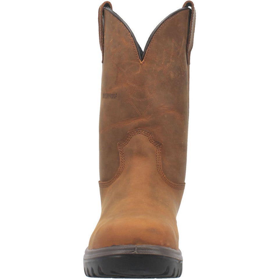 Dan Post Cummins Waterproof Tan Round Toe Leather Boot 5 DP62504_8_M  - from alligatorwarehouse.com