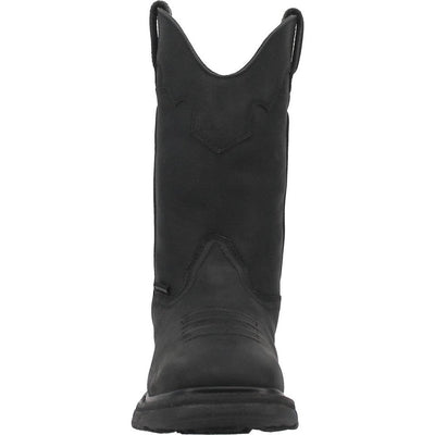 Dan Post Blayde Waterproof Black Square Toe Leather Boot 5 DP66450_8_D  - from alligatorwarehouse.com