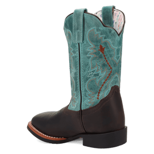 Dan Post Salina Leather Boot - Children's Brown Western Style