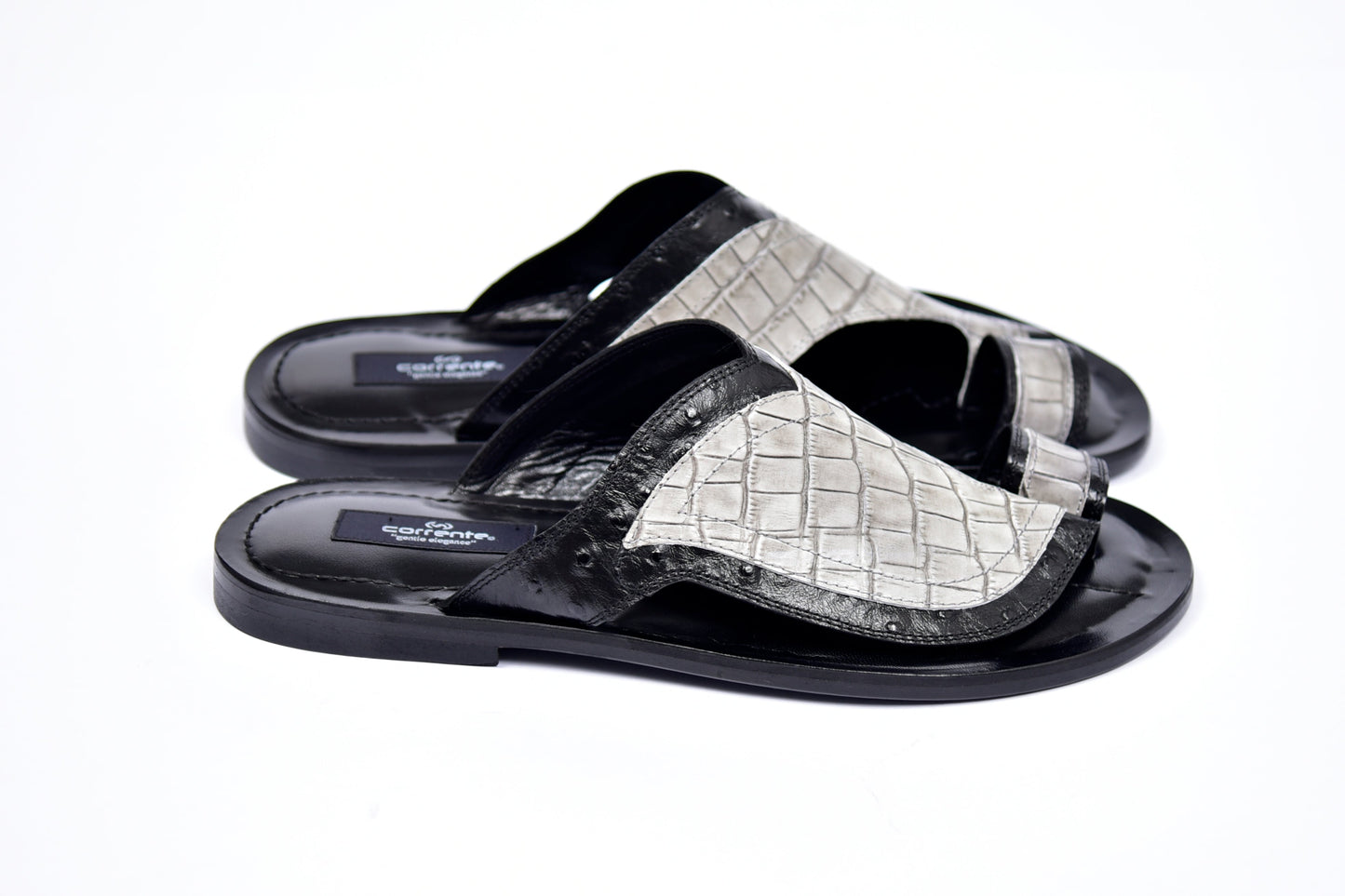 C0061-Corrente 5831 Sandal- Black-Grey