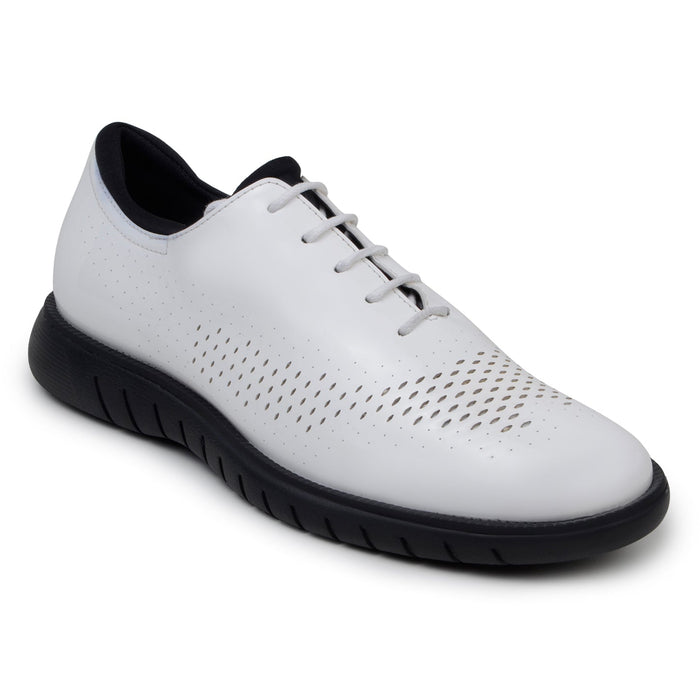 Belvedere MAXIM - White Ostrich Leather Luxury Shoe