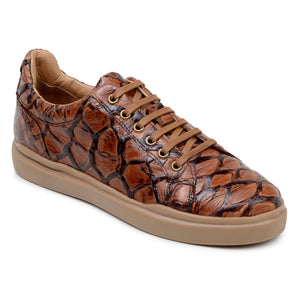 Belvedere Kingstone Almond Antique Alligator Luxury Shoe