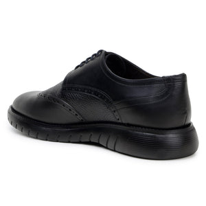 Belvedere Enzo Black Leather Oxford