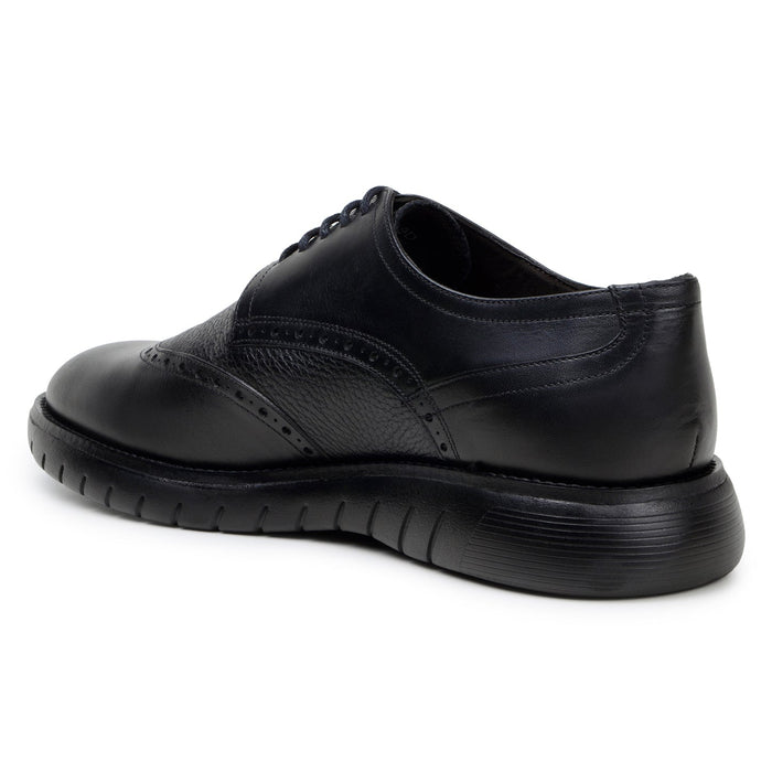 Belvedere Enzo Black Leather Oxford