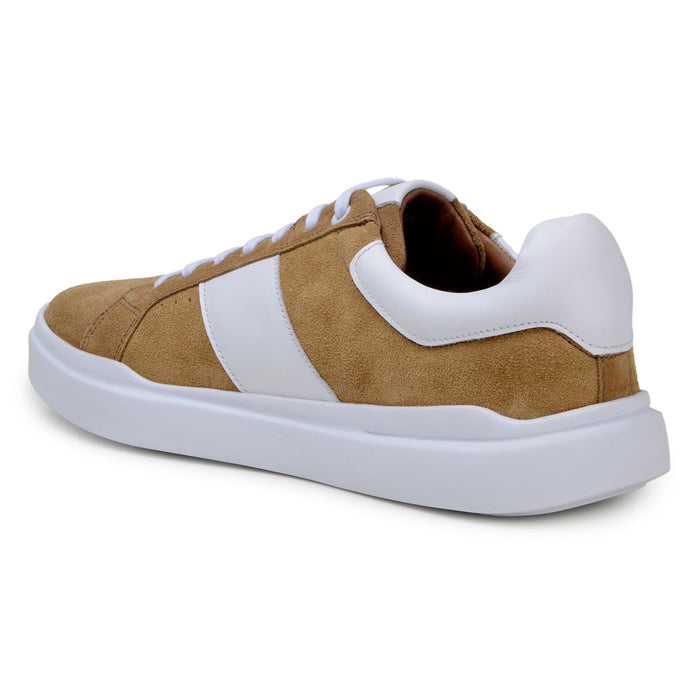 Belvedere Olivier Tan/White Leather Spectator Shoe
