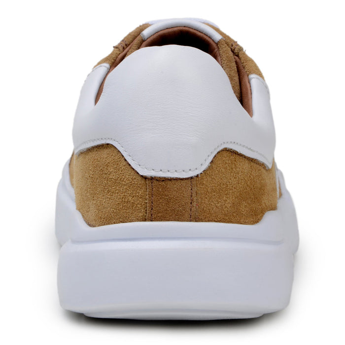 Belvedere Olivier Tan/White Leather Spectator Shoe