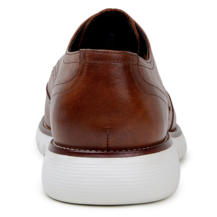 Belvedere Enzo - Antique Tan Ostrich Leather Dress Shoe