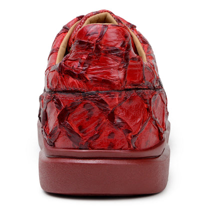 Belvedere Kingstone Red Alligator Oxford