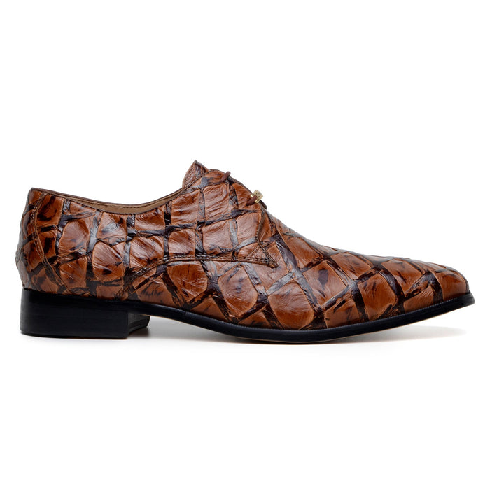 Belvedere Renzo - Antique Almond Alligator Oxford